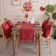 thumbnail image 1 of Camino de mesa festivo de Año Nuevo con borlas rojas para celebración de bodas, bandera para la cola de la cama, cómoda, funda para mueble de TV, toalla, decoración para sala de bodas, 1 of 1