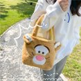 thumbnail image 3 of Disney-Bolso de mano de oso de fresa para niños, bolsa de almacenamiento de doble cara, bonito, Kawaii, Winnie The Pooh, 3 of 3