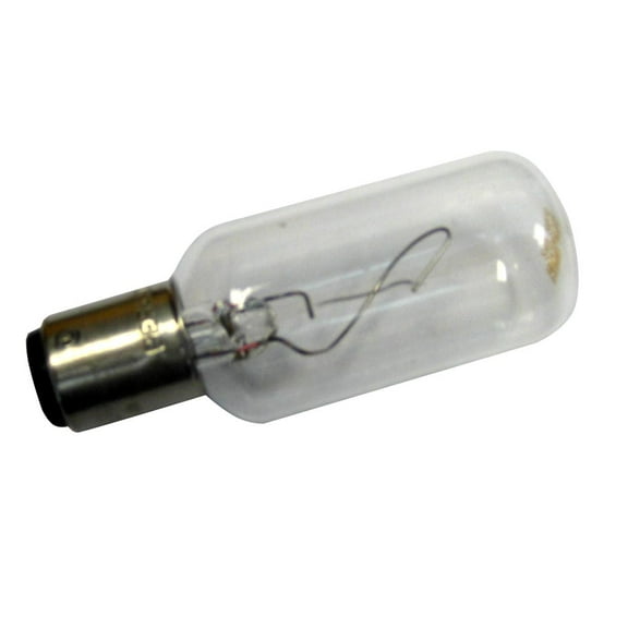 1" Clear and Silver Double Contact Bayonet Base Bulb
