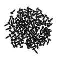 thumbnail image 2 of 100 Piezas Triángulo de Seguridad con Espalda para Muñeca de Oso DIY Artesanía , Negro CUTICAT Nariz del triángulo de la muñeca, 2 of 8