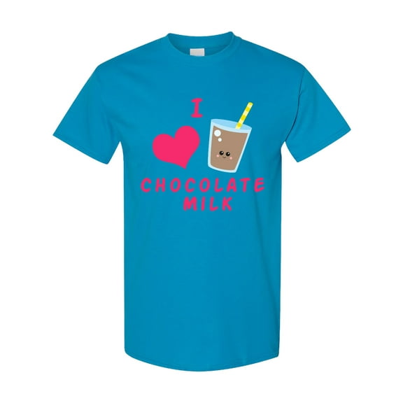 Inktastic I Love Chocolate Milk T-Shirt