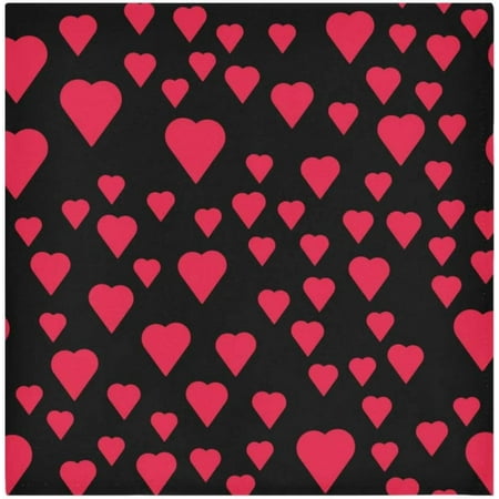 

Hyjoy Valentine s Day Love Heart Cloth Napkins 1 Pack Reusable Washable Polyester Dinner Table Napkins for Family Kitchen Dining Party Decor