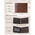 thumbnail image 5 of Mandu RFID Blocking Men's Bifold Leather Wallet Zipper Coin Pocket Anti-Theft Foldable Wallet for Daily Use, 5 of 5