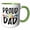 Green/White, variant on 3drose, Proud Autism Dad, 11oz Mug