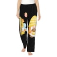 thumbnail image 1 of Balery Bee Happy Sunflower Gnomes Pantalones de pijama para mujer, pijamas ultraligeros, pantalones de estar por casa-XX-Large, 1 of 6