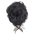 thumbnail image 2 of Peluquería pelo desordenado Yuyangstore círculo elástico suave al tacto cómodo Clip de agarre postizo marrón negro, 2 of 8