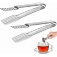 thumbnail image 1 of 2-Pack Stainless Steel Tea Bag Squeezer Pliers for Home and Office Use, 1 of 5