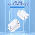 thumbnail image 3 of PD30W Dual Fast Charging Plug, PD3.0 Fast Charging Protocol, High-efficiency,, 3 of 8