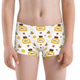 thumbnail image 5 of Yiaed Bees and Flowers Print Boys' Boxer Briefs Cotton Casual Stretch Comfort Boys Boxers - Kids Boxer Briefs Underwear for Boys (6-18)-Large, 5 of 5