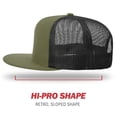 thumbnail image 3 of Gorra de Béisbol R RICHARDSON 511 Trucker con Visera Plana Ajustable, 3 of 7