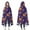 Halloween Cute Pumpkins, variant on Wearable Blanket,Halloween Cute Pumpkin Faces Hooded Wearable Flannel Blanket for Adults & Teens,Winter Poncho Shawl Wrap Cape Cozy Anti-Pill,50"x60"