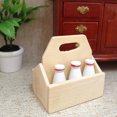 thumbnail image 4 of 1/12 mini house Miniature Kitchen Milk Rack with Bottles Set, 4 of 7