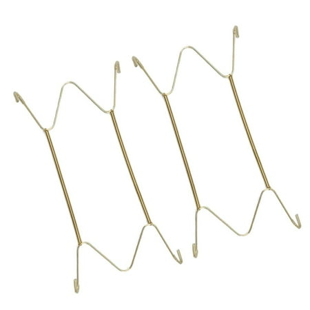 

2x Invisible Wall Hanging Hook Hanger Dish Display Holder W shape
