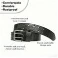 thumbnail image 2 of Men's Belt Big & Tall 56"-80" Genuine Leather Belt Reinforced Strap Casual Work Jean Extra Long Belts, 2 of 8