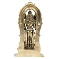 thumbnail image 4 of Brass World Lord Vishnu Narayan Standing on Garuda Pedestal Brass Idol Height 9 Inches (Antique Gold), 4 of 4