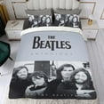 thumbnail image 4 of The Beatles Conjunto de sábanas temático, trío de piezas, cómodo y amigable con la piel, diseño único, regalo de decoración para el hogar para familiares, amigos y fans,135X200cm, 4 of 6