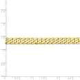 thumbnail image 5 of 10K Yellow Gold 6.1mm Flat Beveled Curb Chain 20 Inch, 5 of 6