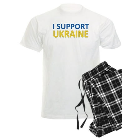 

CafePress - I Support Ukraine Pajamas - Men s Light Pajamas