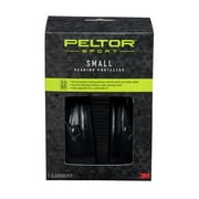 Peltor Sport Hearing Protection Earmuffs, Small, 22 dB, Black