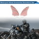 thumbnail image 2 of Accesorios para Casco de Motocicleta Decoración Cuerno Arcoíris para Cascos de Motocicleta Bicicleta Esquí Pegatina de Piel Rosa 2 Juegos, 2 of 6