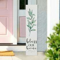 Northlight 36" Bless Our Home Wooden Porch Board Sign Decoration