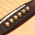 thumbnail image 1 of 6 uds accesorios de guitarra clavijas de cuerda sólida clavijas de puente de guitarra cobre puro, 1 of 9
