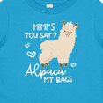 thumbnail image 4 of Inktastic Mimi's You Say Alpaca My Bags Boys or Girls Baby T-Shirt, 4 of 5