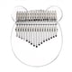 thumbnail image 2 of 2X Kalimba Piano de Pulgar de 17 Teclas, Instrumento de Piano de Dedo Acrílico Transparente, 2 of 5