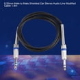 thumbnail image 1 of Cable de audio para automóvil, cable de audio macho a macho de 6,35 mm, materiales de la mejor calidad, 1 of 8