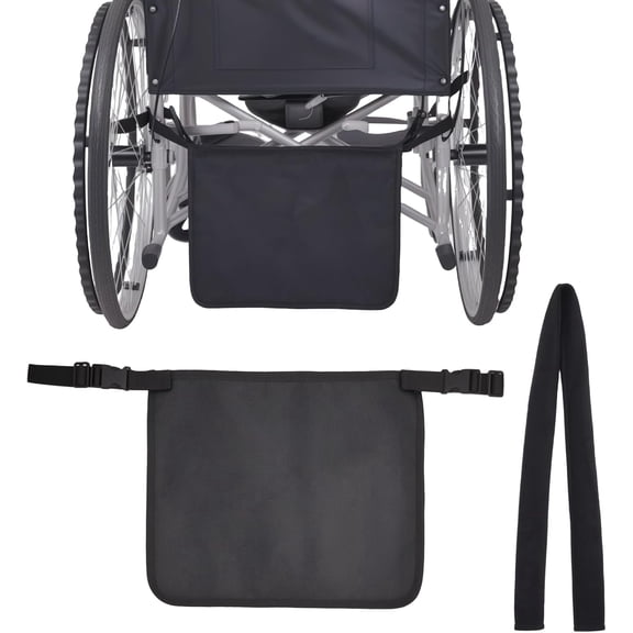 Lvyeyung Catheter Bag Cover for Wheelchair, Oxford Fabric Urine Bag Storage Holder with Quick Buckle