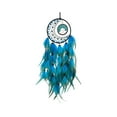 thumbnail image 2 of Kraoden Turquoise Tree of Life Dreamcatcher Charm with Colorful Feathers, Bohemian Wind Chimes Wall Decoration for Home Interior Style, 2 of 6
