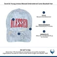 thumbnail image 4 of David & Young Unisex Blessed Embroidered Camo Baseball Hat, 4 of 4