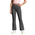 thumbnail image 5 of WERYOUNG School Uniform For Girls Elastic Waist Solid Color Wide Leg Trousers Kids Girls Loose Fit Back To School Pants 4-5 Years, 5 of 5