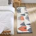 thumbnail image 3 of Yayeee Runner Rug for Bedroom 2'x6' Machine Washable Hallway Non Slip Mat, Blue Snow Houses, 3 of 8