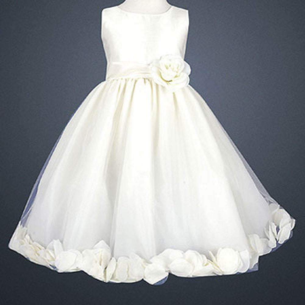 Sophias Style Special Occasion IVORY Petal Wedding