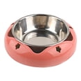 thumbnail image 2 of Alimentador de acero inoxidable Yinane Cuenco para perros tipo jaula rojo, 2 of 6