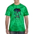 thumbnail image 2 of Wild Bobby, Rainbow Colored Skull in the Shadows, Pop Culture, Tie-Dye Tees, Spiral Kelly, Small, 2 of 3