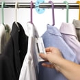 thumbnail image 4 of HAMPPLIES 20Pcs Clothing Size Dividers Round Plastic Hanger Separators for Organizing Clothes Home Organization, 4 of 8