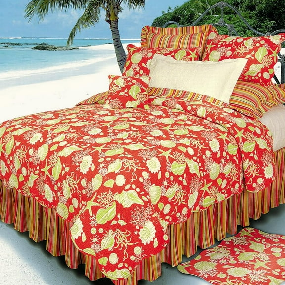 20" x 26" Coral Shells Cotton Standard Sham - Machine Washable