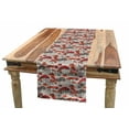 thumbnail image 1 of Mushroom Table Runner, Mushrooms Pattern Healthy Edible Autumn Jungle Trees Natural Organic Vegetable, Dining Room Kitchen Rectangular Runner, 3 Sizes, by Ambesonne, 1 of 2
