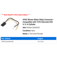 thumbnail image 2 of HVAC Blower Motor Relay Connector - Compatible with 1978 Chevy K20 4.1L 6-Cylinder, 2 of 2