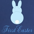 thumbnail image 2 of CafePress - First Easter Blue Bunny Maternity T Shirt - Maternity Dark T-Shirt, 2 of 3