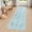 Blue-2'x6' (Runner), variant on Oushak Scalloped 2x6 Runner Rug Boho Flblue Runners For Hallways 6ft Non Slip Washable Soft Kitchen Retro Floor Bathroom Entryway Bedroom