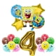 thumbnail image 3 of Decoración de fiesta de cumpleaños de Bob Esponja, globo de papel de aluminio para niños, suministros para eventos, vajilla desechable, pancarta, regalo de fondo, 3 of 5