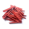thumbnail image 2 of Pinzas para ropa LWR CRAFTS de madera, tamaño grande, 8,4 cm, 30 unidades, color rojo, 2 of 7