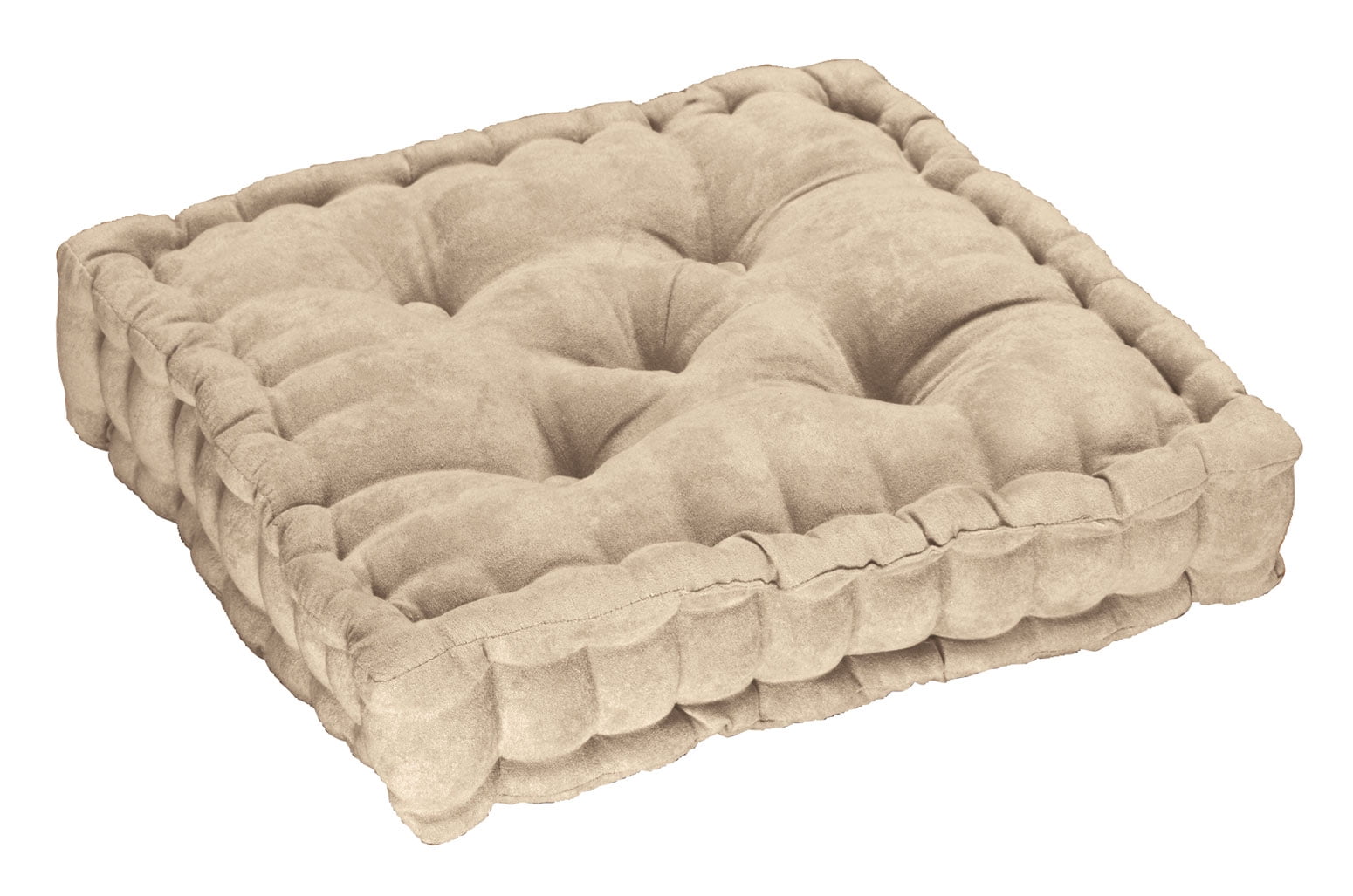 Tufted Booster Cushion, Natural