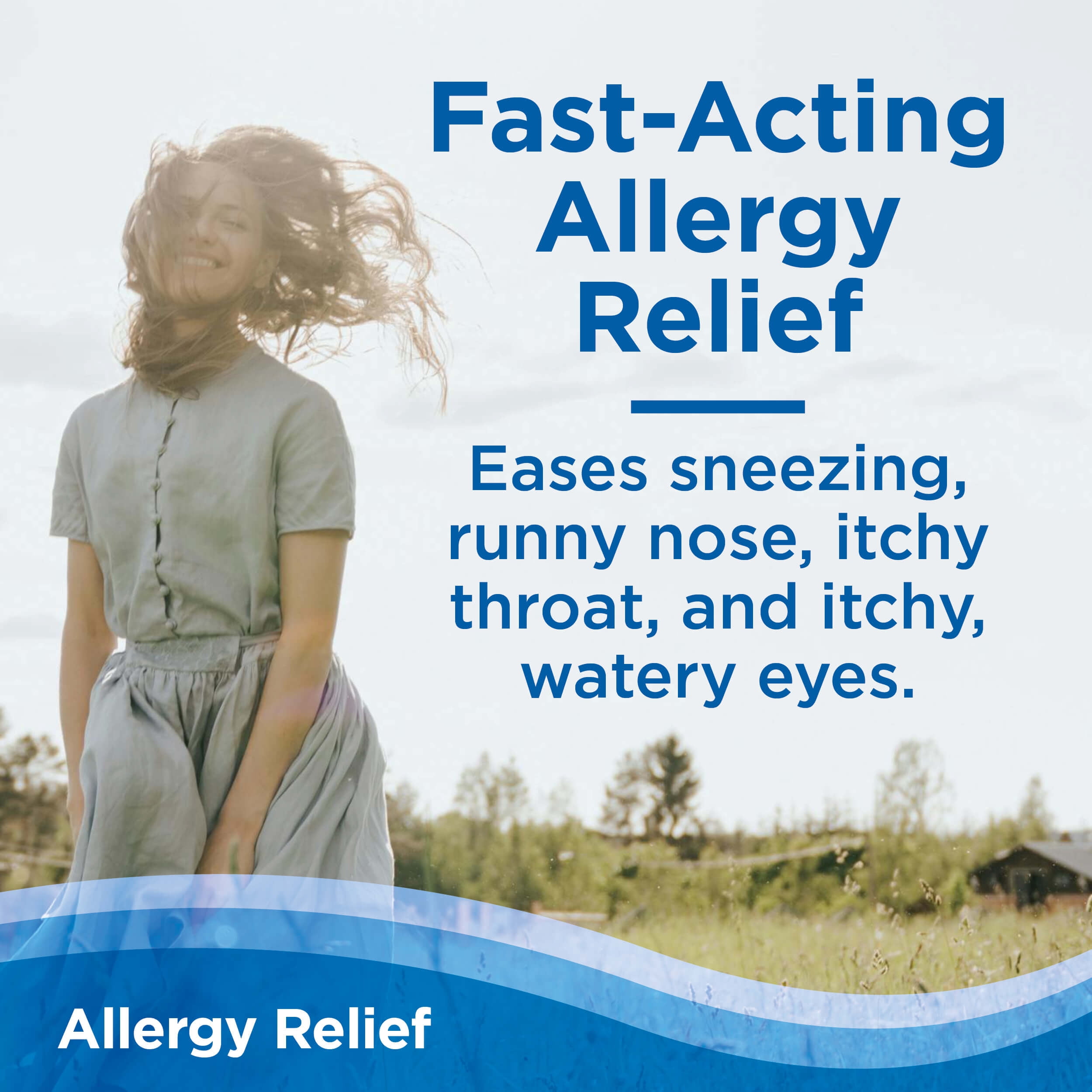 CalmCo Allergy Relief, Diphenhydramine 25mg, Mixed Berry Flavor, 18 vials.