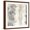 Brown Frame, variant on Art.com Gray Circles I Art Print by Chris Paschke, 16" x 16"