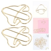 Masteelf 20pcs Mushroom Paper Clips Creative for Office Decorative Paper Clips for Organizing Documents Cute Shape Clamps Desk Accessories