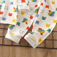 thumbnail image 4 of NOLDARES 2pcs Toddler Infant Baby Boy Fall Winter Clothes Long Sleeve Graphic Sweatshirt Tops Casual Pants Set Outfits Clothing(Orange,18-24 M), 4 of 6